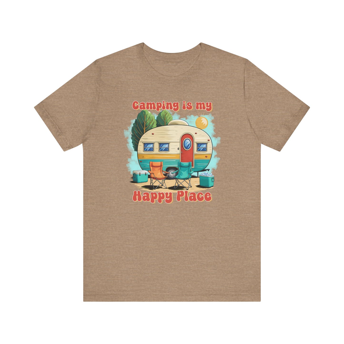 Camping is My Happy Place T-Shirt