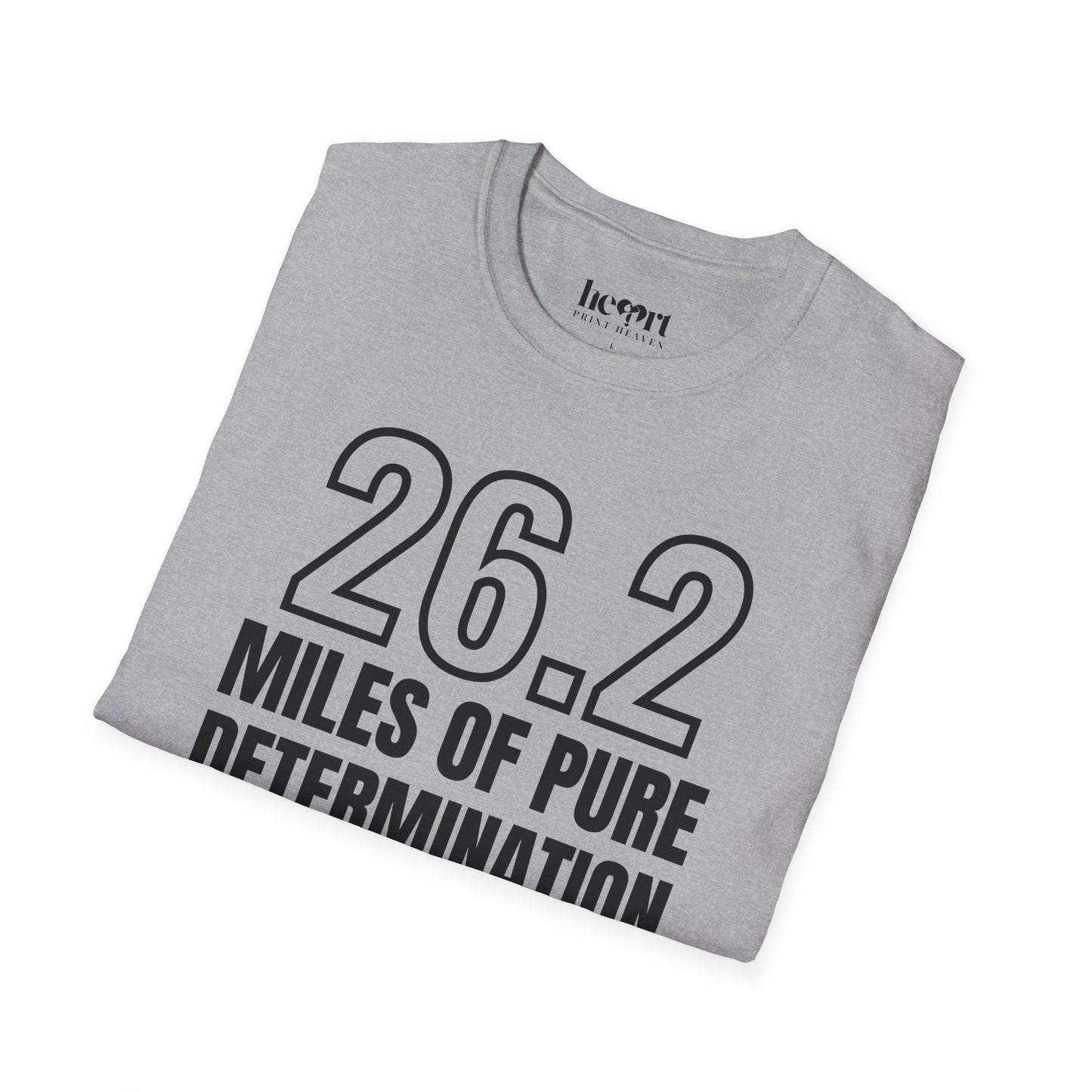 26.2 Miles of Pure Determination And Snacks – Funny Marathon Running T-Shirt