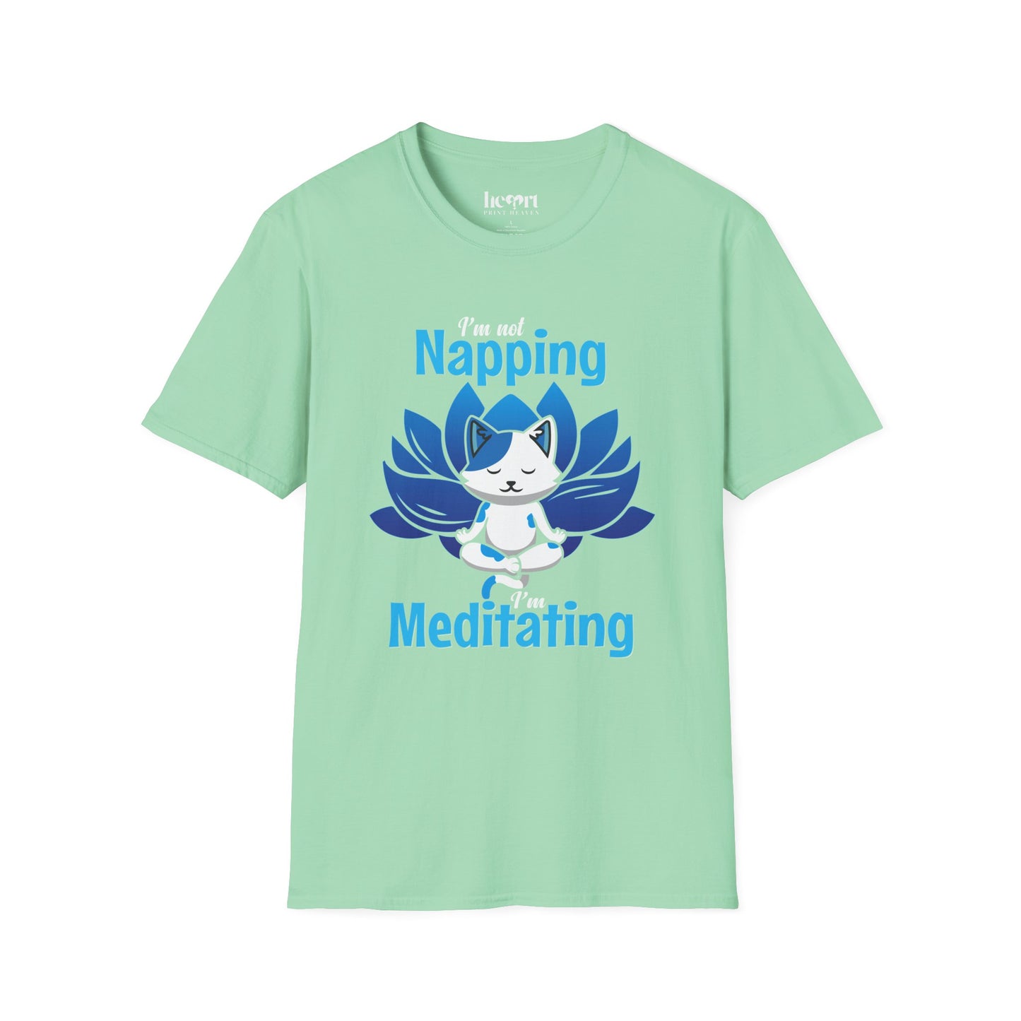 I'm Not Napping, I'm Meditating – Funny Mindfulness T-Shirt 🧘♂️✨