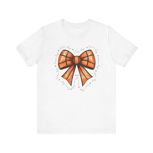 Game Day Bow Basketball T-shirt