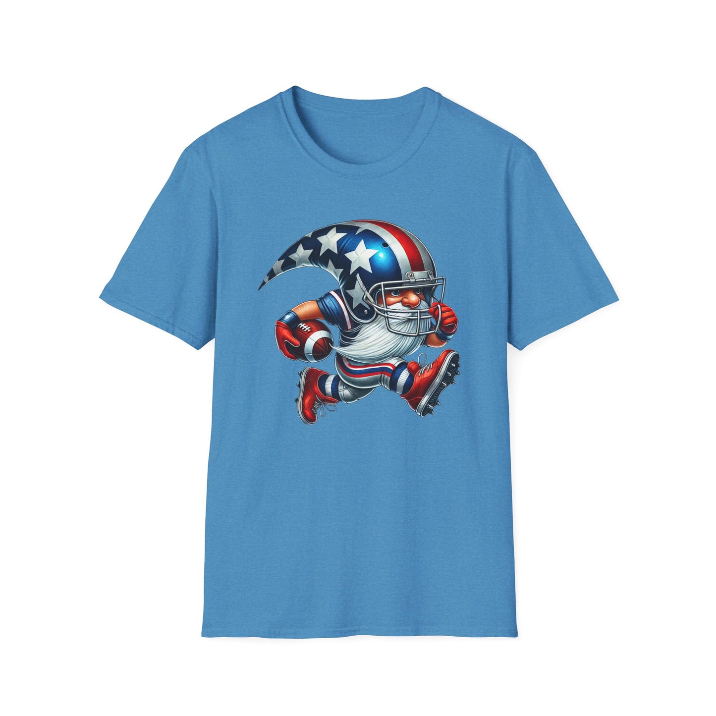 American Flag Gnome Football T‑Shirt – Unisex Fit