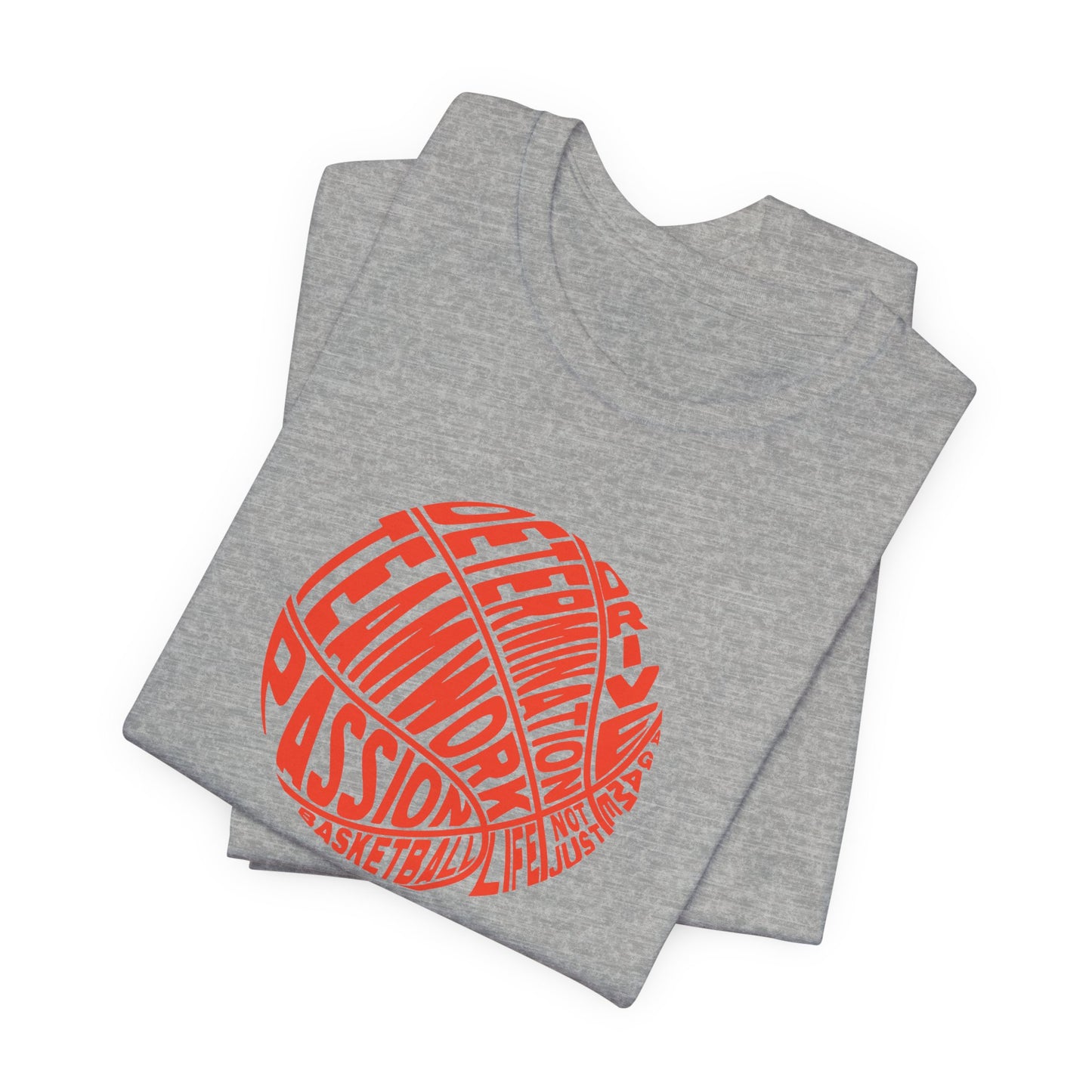 Kld-Basketball-Life Lettering Basketball T-shirt