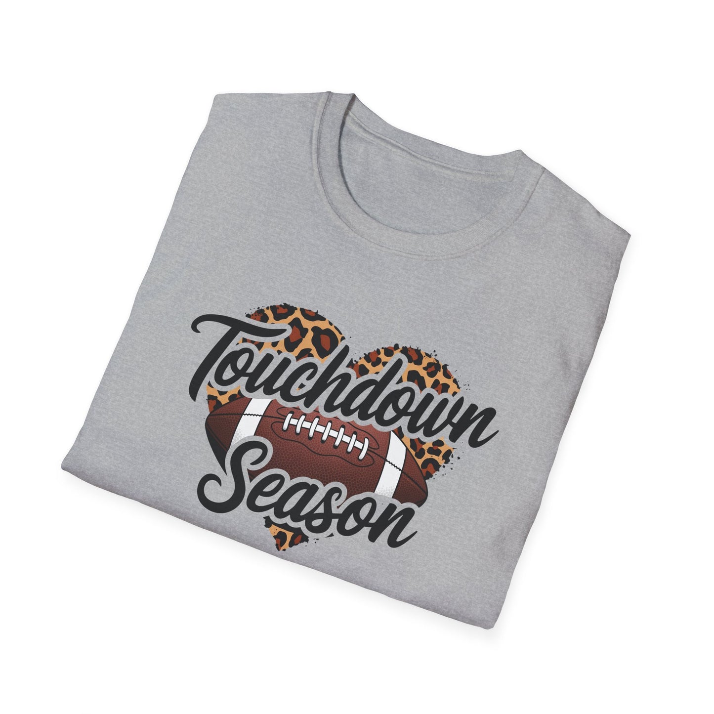 Touchdown Season Football Tee – Sparkle Design for Game Day Fans