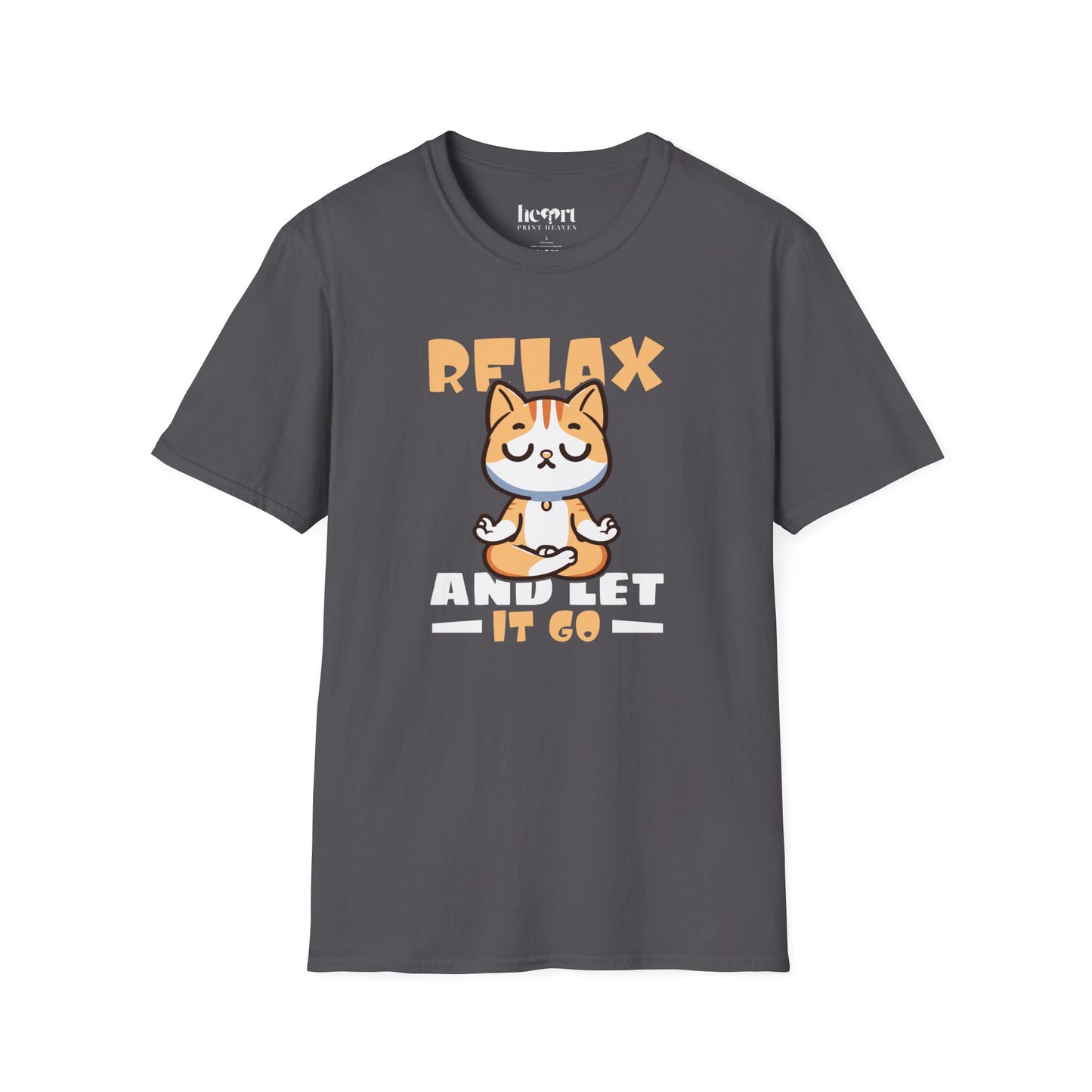 Relax and Let It Go Yoga T-Shirt – Calm and Mindful Apparel for Everyday Peace