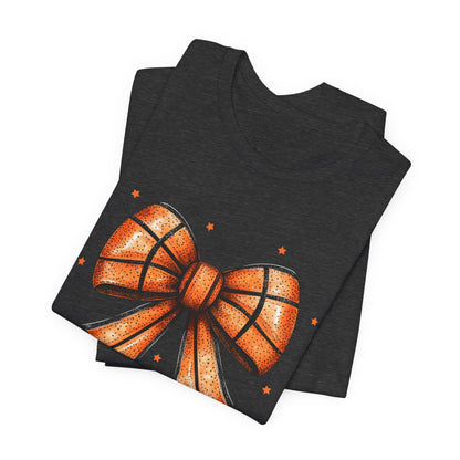 Game Day Bow Basketball T-shirt
