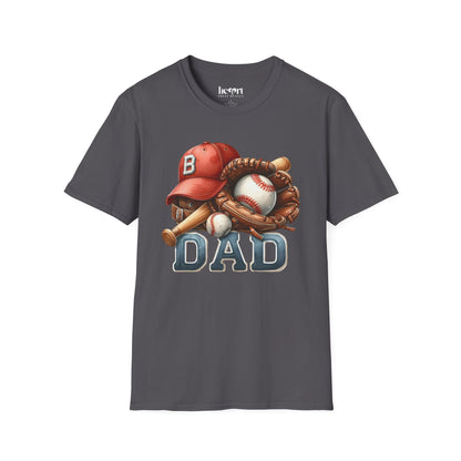 Baseball Dad T-Shirt – Vintage Hat & Ball Sports Tee for Fathers ⚾👕