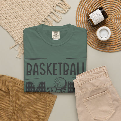 Basketball Mom T-Shirt 🏀 | Bold Basketball MOM Hoop Graphic Tee