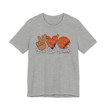 Peace, Love, Basketball T-shirt