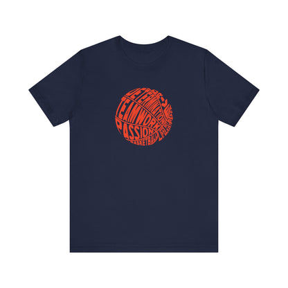 Kld-Basketball-Life Lettering Basketball T-shirt