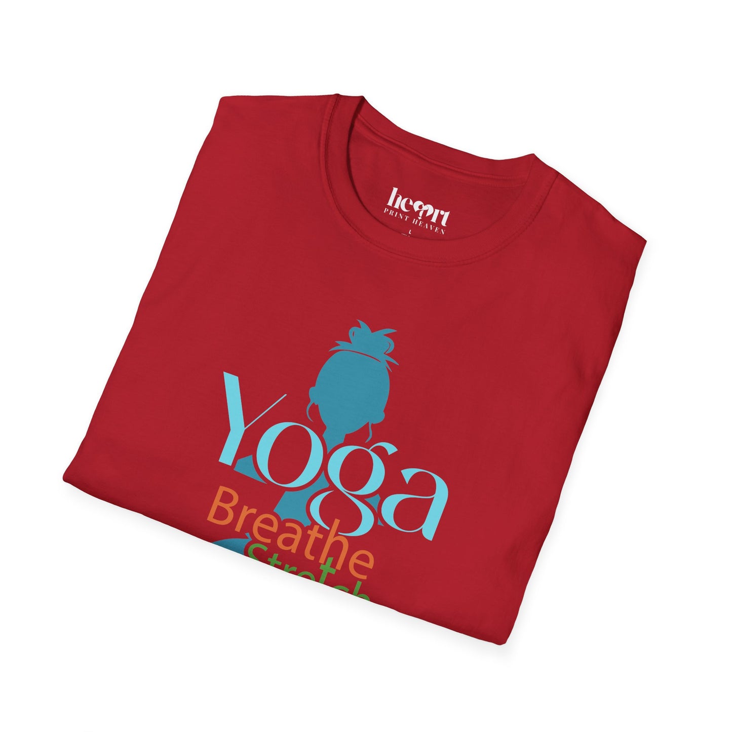 Breathe, Stretch, Relax, Repeat – Minimalist Yoga T-Shirt 🧘‍♀️✨