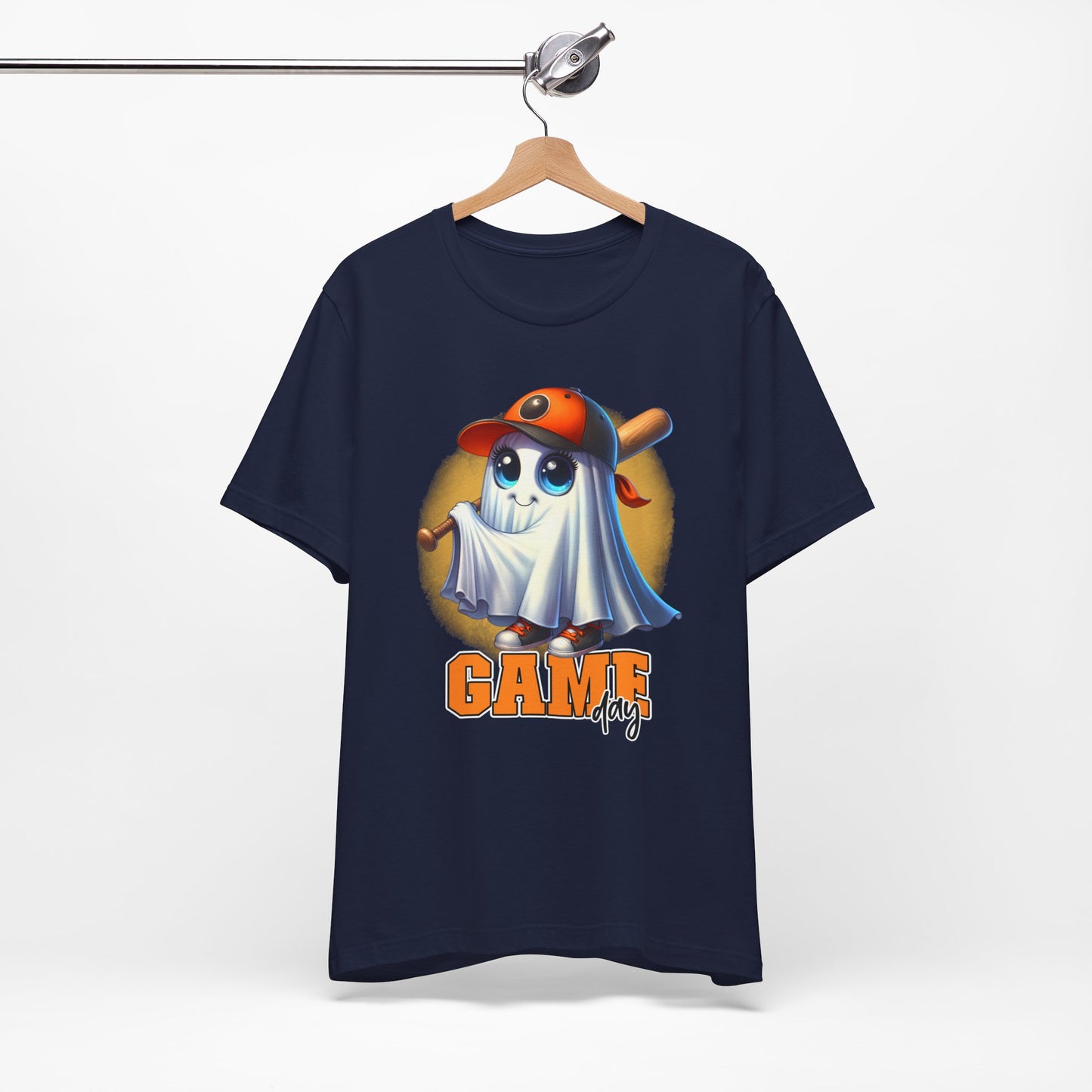 Game Day Cute Baby Ghost Baseball T-shirt