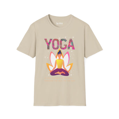 Yoga Is The Journey T-Shirt – Inspirational Yoga & Mindfulness Tee
