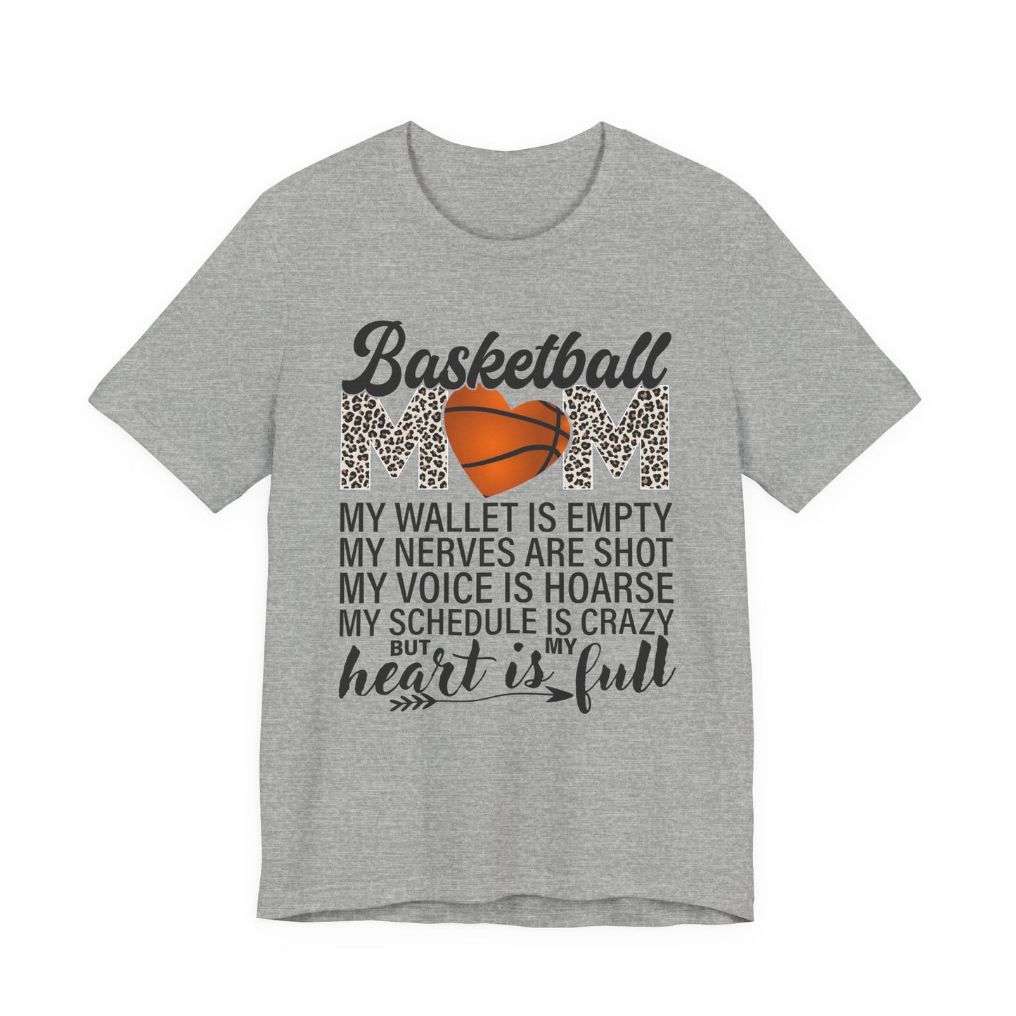 Basketball Mom My Wallet Is Empty T-shirt