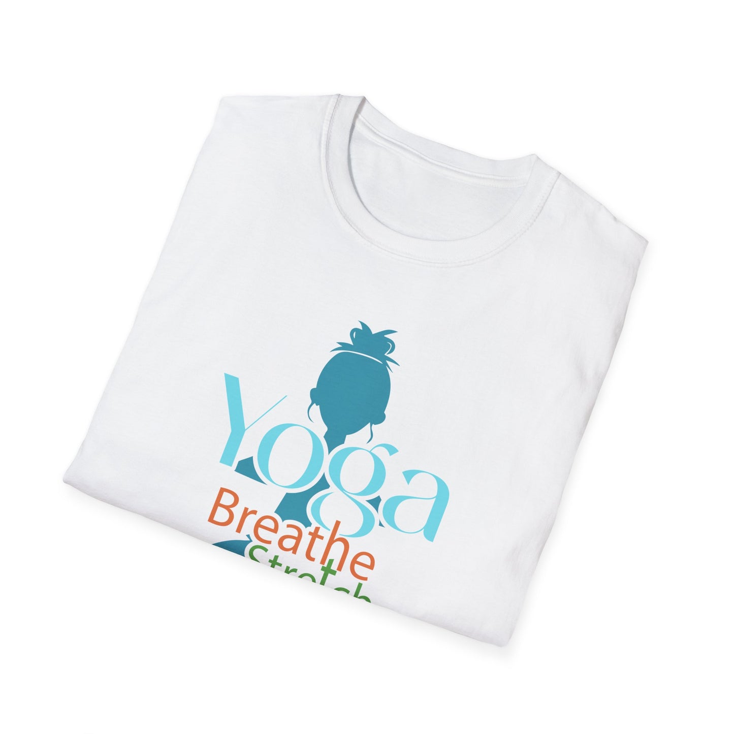 Breathe, Stretch, Relax, Repeat – Minimalist Yoga T-Shirt 🧘‍♀️✨