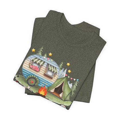 Glamper Way too Boujee for Tents T-shirt