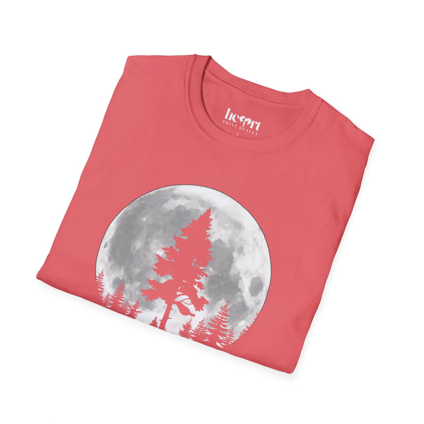 Moon And Pine Tree