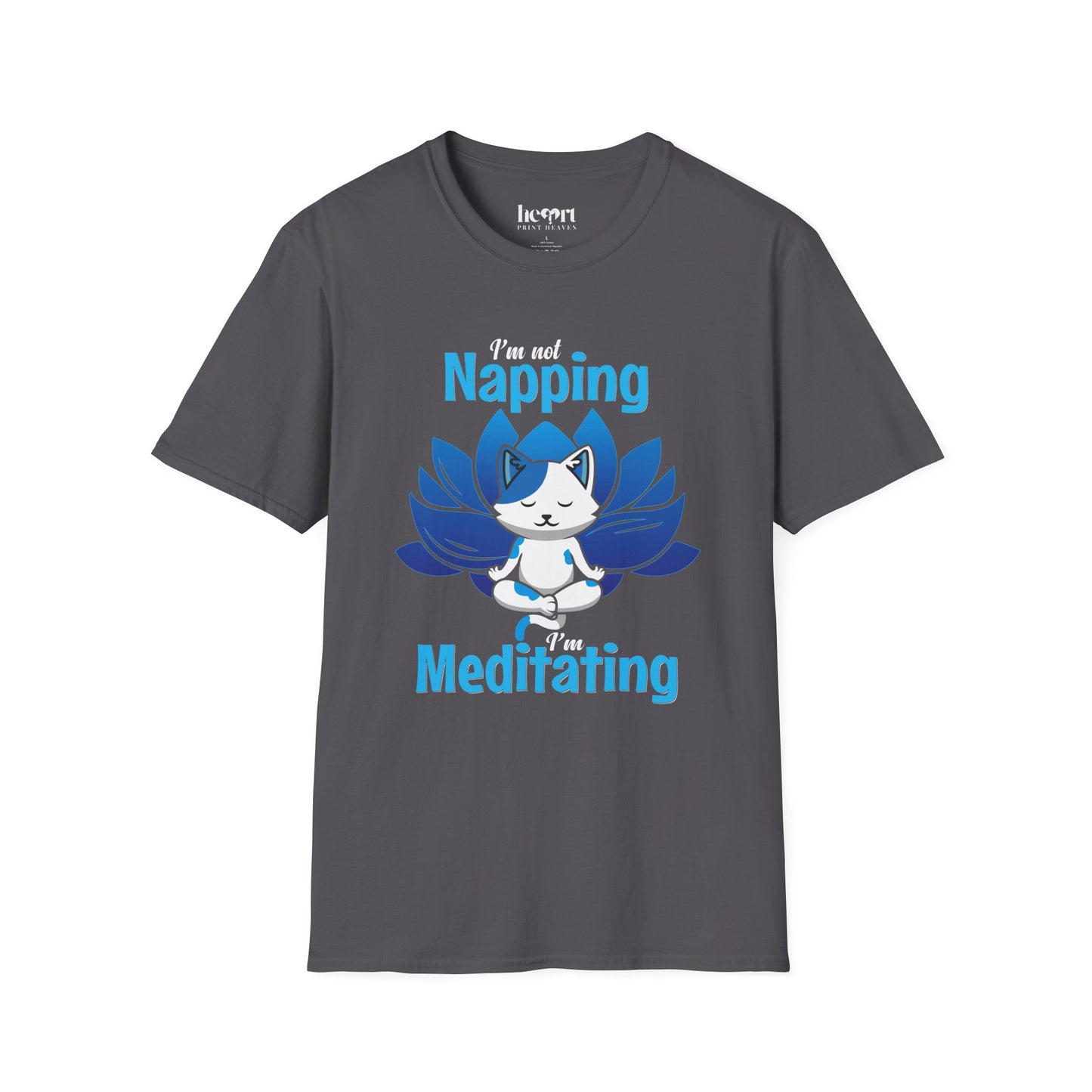 I'm Not Napping, I'm Meditating – Funny Mindfulness T-Shirt 🧘‍♂️✨