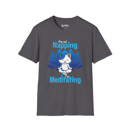 I'm Not Napping, I'm Meditating – Funny Mindfulness T-Shirt 🧘‍♂️✨