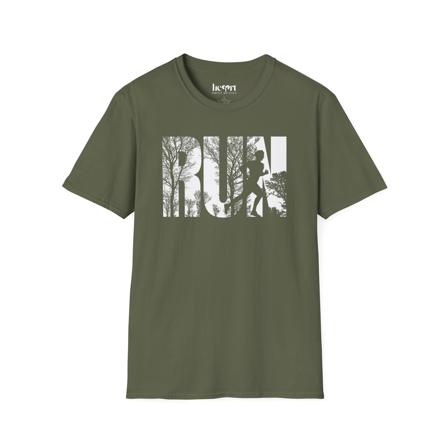 RUN Forest T-Shirt – Fun Running Shirt for Runners and Movie Fans