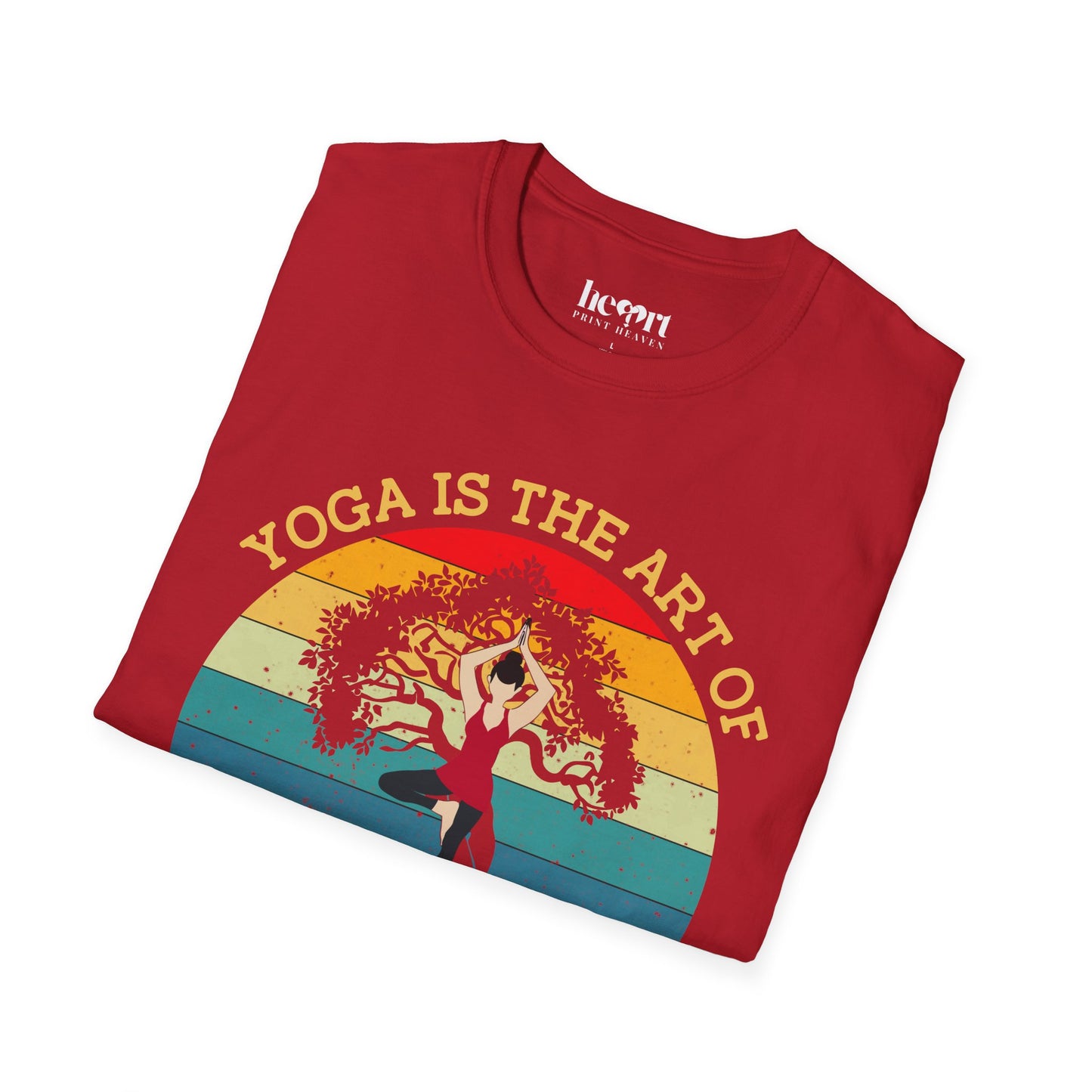 Yoga Is the Art of Listening to Your Body – Inspirational Yoga T-Shirt 🧘✨
