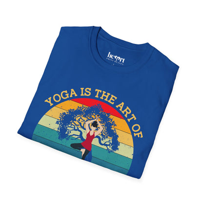 Yoga Is the Art of Listening to Your Body – Inspirational Yoga T-Shirt 🧘✨