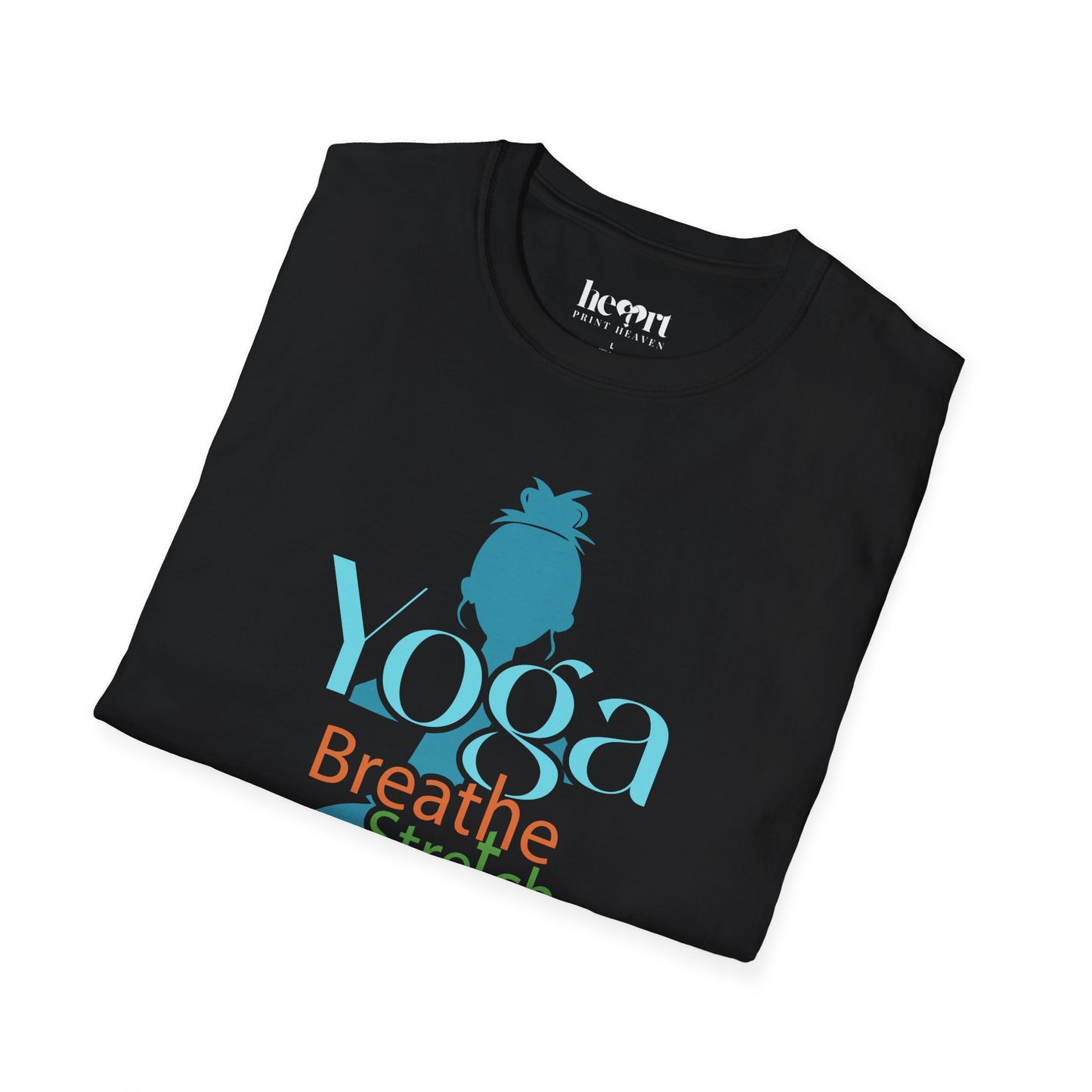 Breathe, Stretch, Relax, Repeat – Minimalist Yoga T-Shirt 🧘‍♀️✨