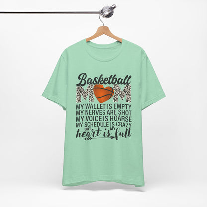 Basketball Mom My Wallet Is Empty T-shirt