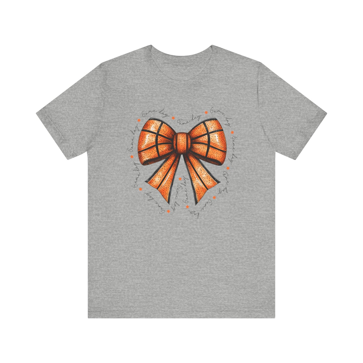 Game Day Bow Basketball T-shirt