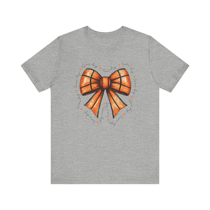 Game Day Bow Basketball T-shirt