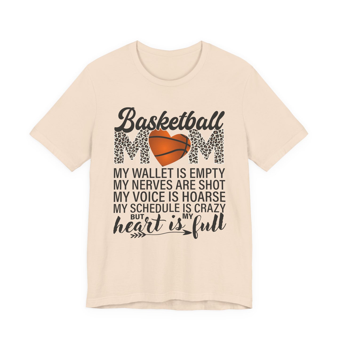Basketball Mom My Wallet Is Empty T-shirt
