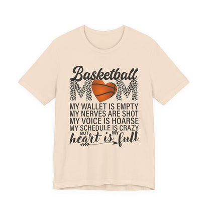 Basketball Mom My Wallet Is Empty T-shirt