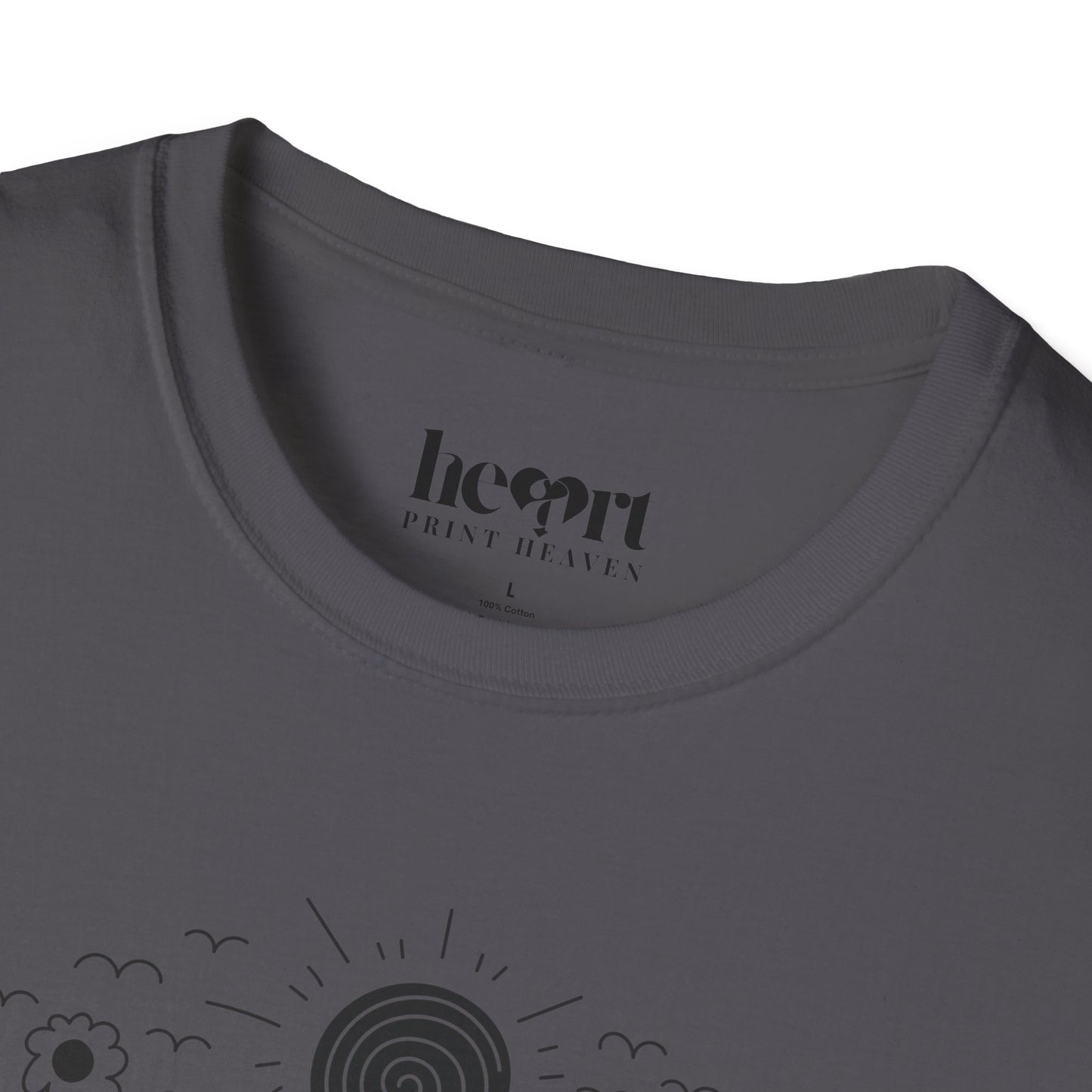 Yoga Doodle Lettering – Artistic & Meditative T-Shirt 🧘‍♀️✨