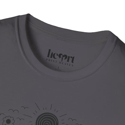 Yoga Doodle Lettering – Artistic & Meditative T-Shirt 🧘‍♀️✨