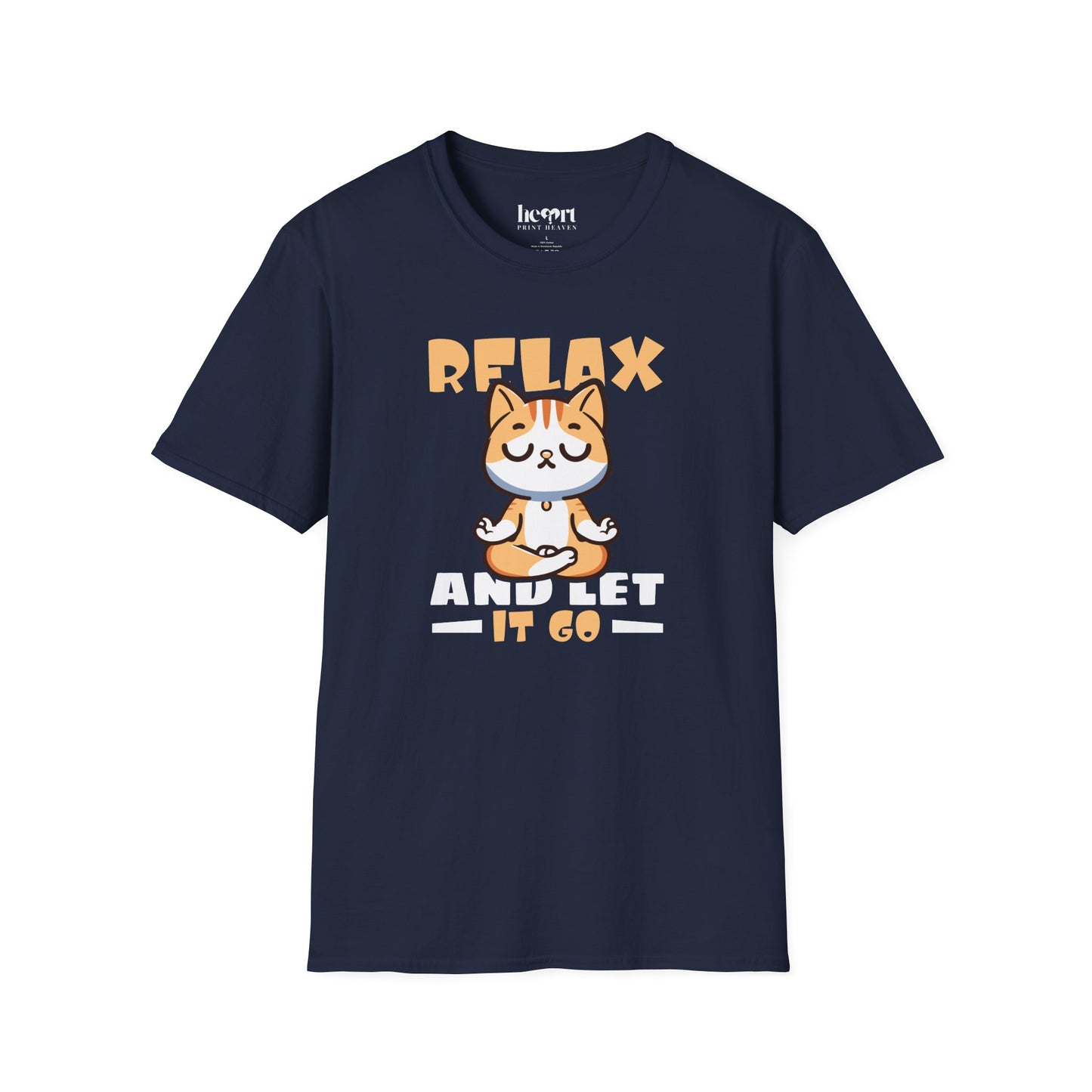 Relax and Let It Go Yoga T-Shirt – Calm and Mindful Apparel for Everyday Peace