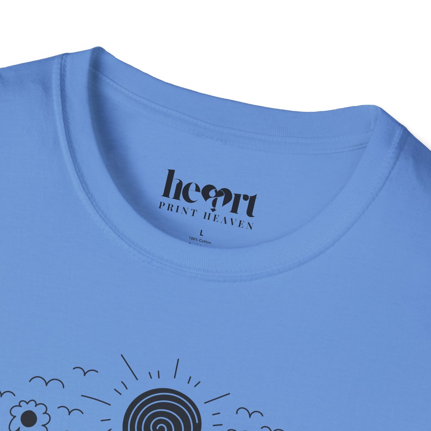Yoga Doodle Lettering – Artistic & Meditative T-Shirt 🧘‍♀️✨