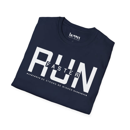 Run Faster Be Strong Be Winner T-Shirt – Motivational Running Shirt for Athletes & Runners