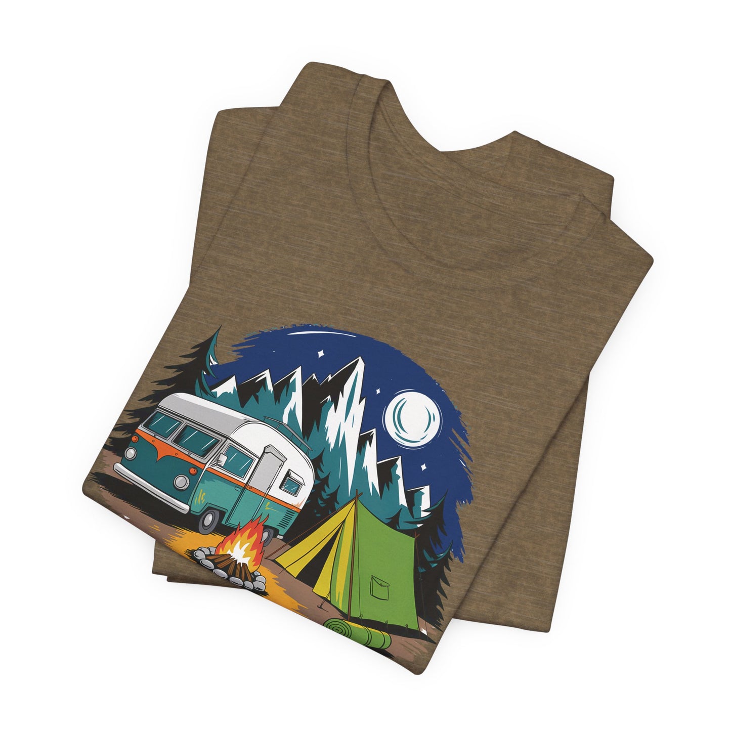 Adventure Awaits Camping T-Shirt – Scenic Nature Tee for Wanderers & RV Travelers