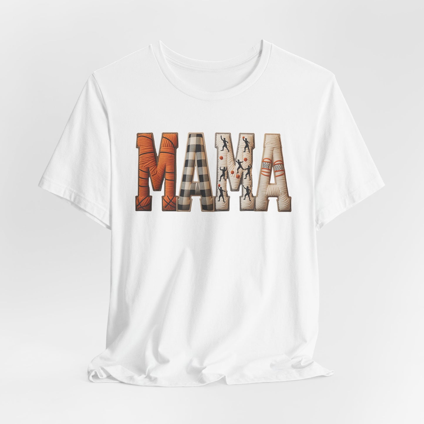 Faux Basketball Mama T-Shirt – Basketball Mom Graphic Tee | Game Day Mom Shirt