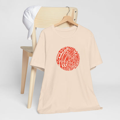 Kld-Basketball-Life Lettering Basketball T-shirt