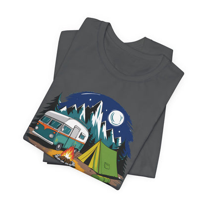 Adventure Awaits Camping T-Shirt – Scenic Nature Tee for Wanderers & RV Travelers