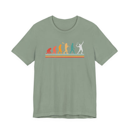 Evolution -Playing-Tennis-T-Shirt