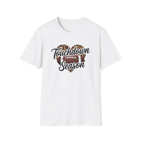 Touchdown Season Football Tee – Sparkle Design for Game Day Fans