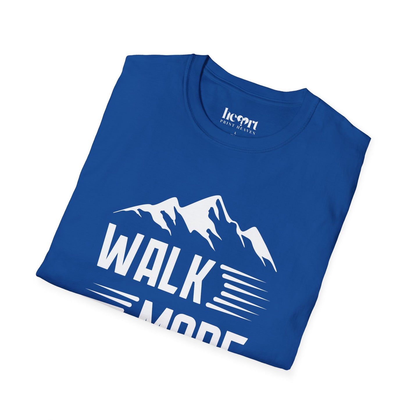 Walk More Worry Less T-Shirt 🚶‍♂️ | Motivational Walking Tee for Fitness & Nature Lovers