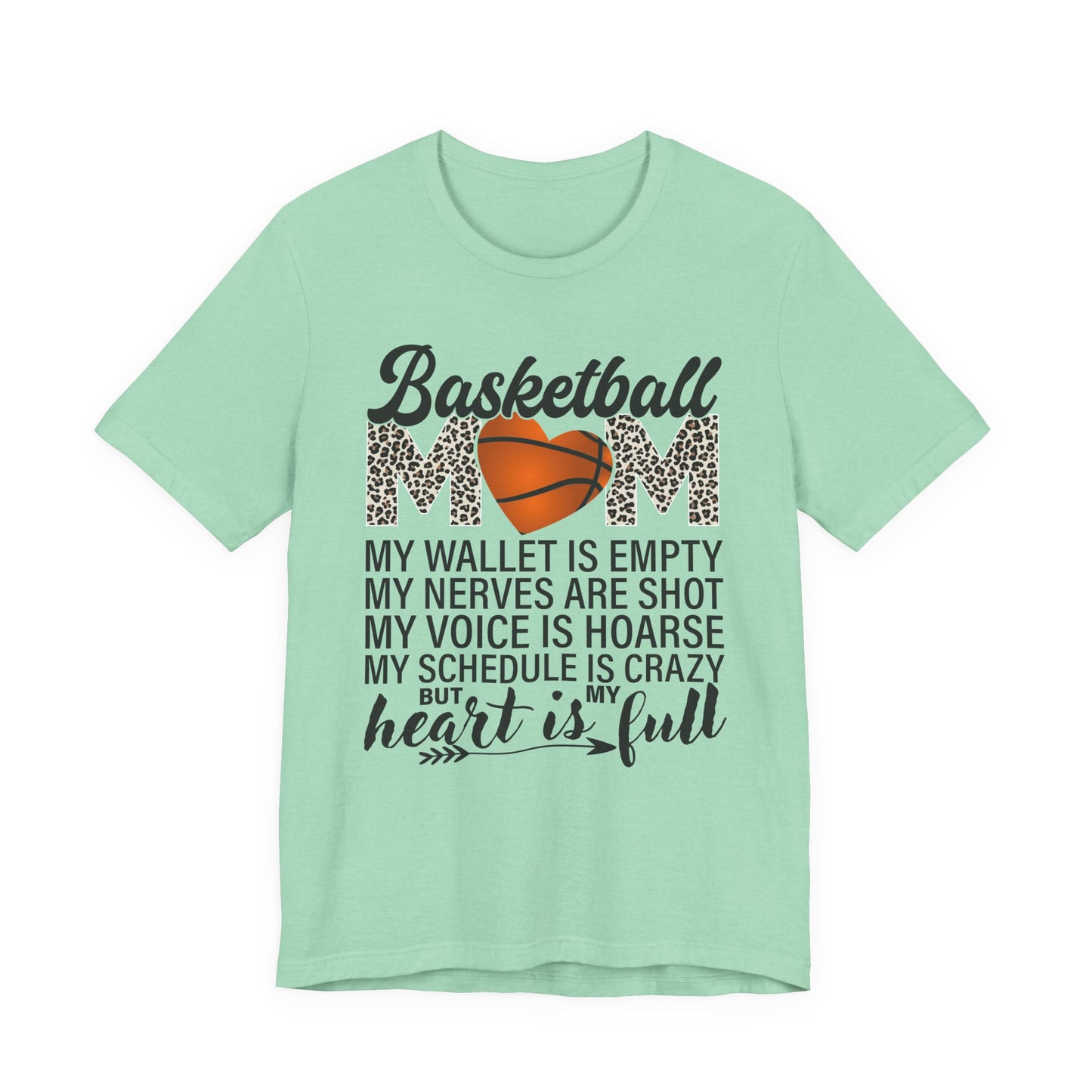 Basketball Mom My Wallet Is Empty T-shirt