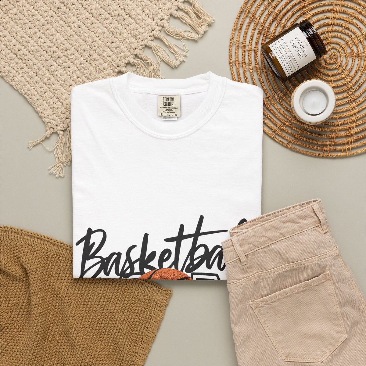 Basketball Mom T-Shirt 🏀 | Glitter Ball Basketball MOM Tee