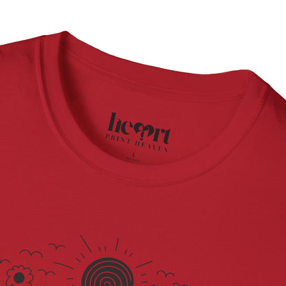 Yoga Doodle Lettering – Artistic & Meditative T-Shirt 🧘‍♀️✨