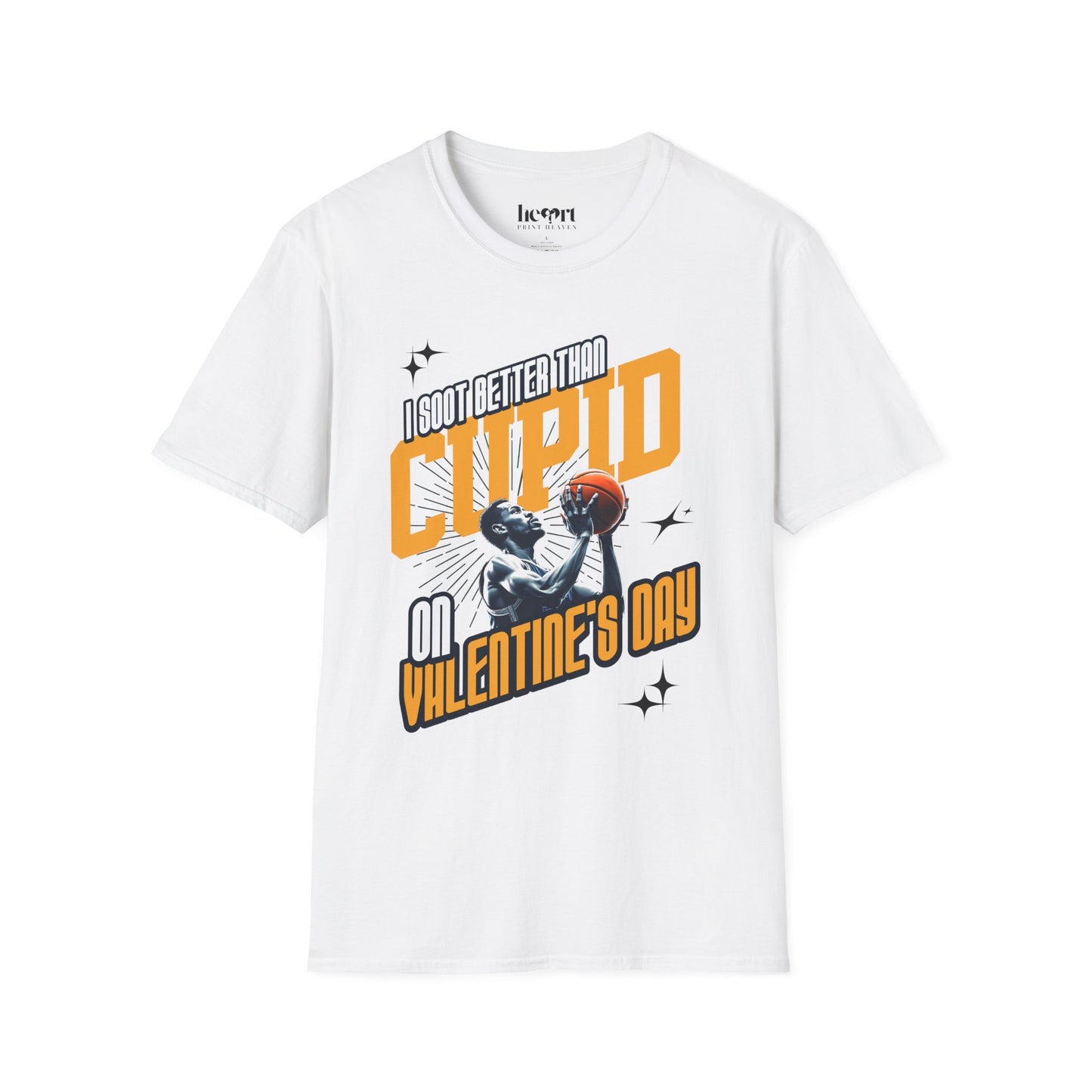 I Shoot Better Than Cupid on Valentine's Day – Funny Basketball T-Shirt