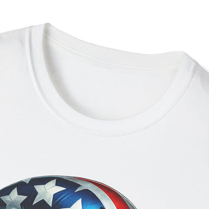 American Flag Gnome Football T‑Shirt – Unisex Fit