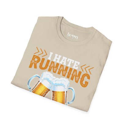 I Hate Running But I Love Craft Beer – Funny Beer Lover T-Shirt 🍺🏃‍♂️
