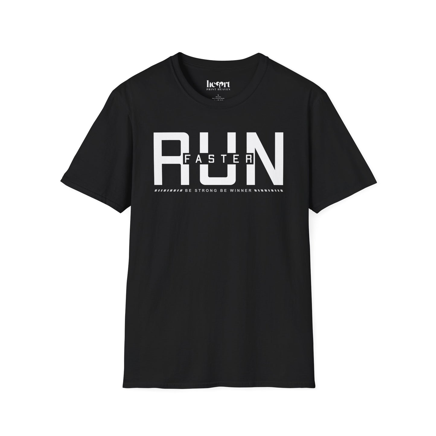 Run Faster Be Strong Be Winner T-Shirt – Motivational Running Shirt for Athletes & Runners